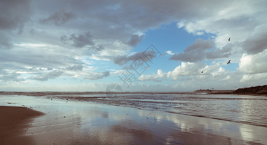 反射海浪支撑海洋日落天空波浪热带海岸海岸线风景图片