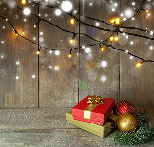 圣诞节卡圣诞礼品背景枞树季节性丝带空白丝绸玩意儿问候购物树叶展示背景