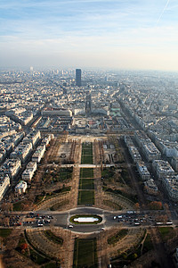 巴黎空中观景城市首都纪念碑中心地标建筑学天空场景街道宫殿图片