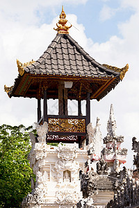 巴厘 小印度教圣殿地标风景天空宗教吸引力上帝精神建筑学历史宝塔图片