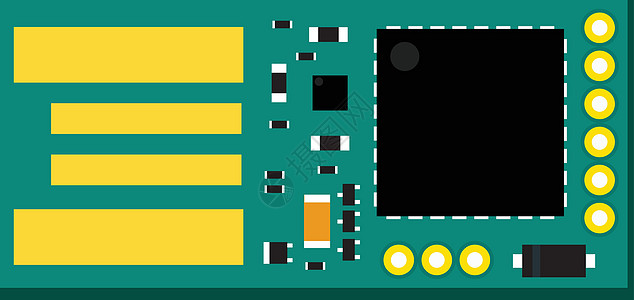 带微控制器的 DIY 电子 USB 板工程电脑木板原理图母板半导体爱好电路板处理器电容器图片