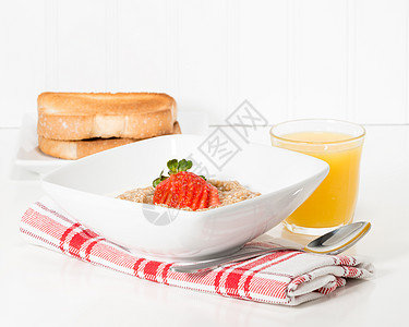 Oatmeal 碗燕麦环境粮食谷物早餐小吃果汁橙子麦片水果图片