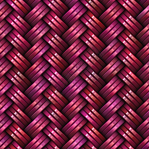 斜纹编织纹理 无缝多色图案绗缝粉色风格装饰织物编篮插图穿越组织网络图片