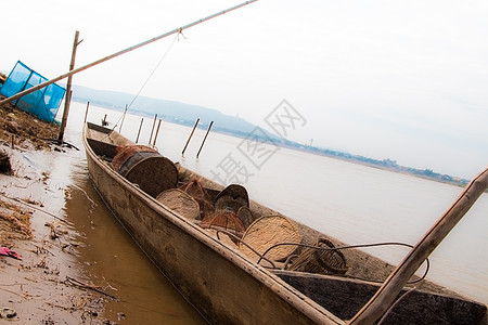 龙川的自然景观 有渔船渔夫反射日落太阳蓝色文化码头钓鱼天空旅行图片