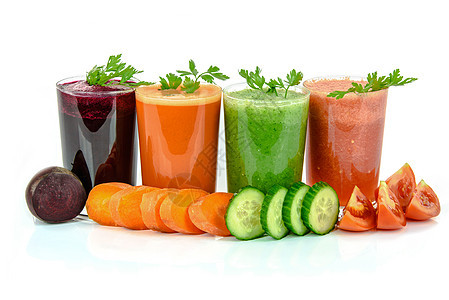 不同种类的蔬菜果汁营养水果饮食奶昔饮料季节黄瓜活力美食玻璃图片