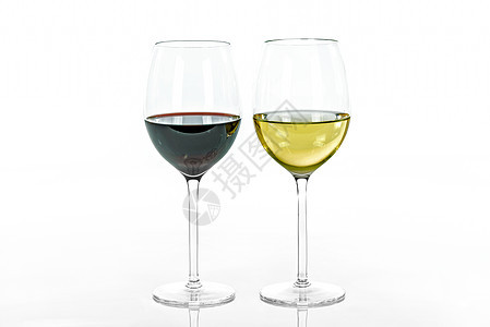 两种葡萄酒图片