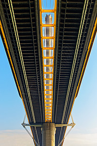 环绕公路桥梁基础设施城市路口建筑学灰色运输坡道车道立交桥视角图片