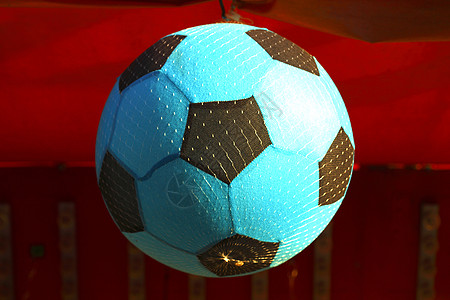 足球球运动蓝色背景图片