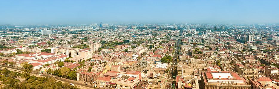 墨西哥城全景旅游中心改革建筑景观拉丁摩天大楼联邦商业天线图片