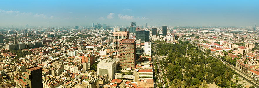 墨西哥城全景纪念碑拉丁历史天空办公室发行城市景观市中心旅行图片