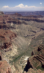 大峡谷风景岩石北缘远景天空图层公园背景图片