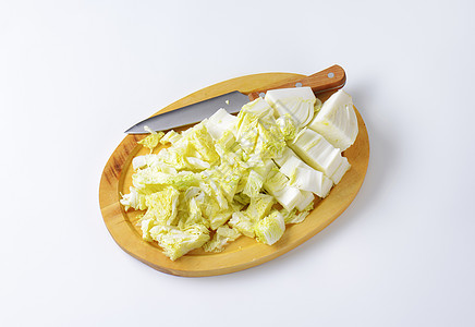 被吞没的卡通卷心菜蔬菜树叶沙拉健康砧板菜刀食物图片