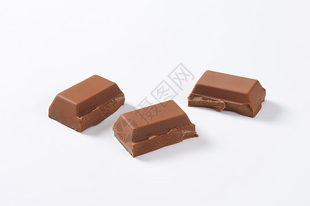 巧克力块巧克力食物背景图片