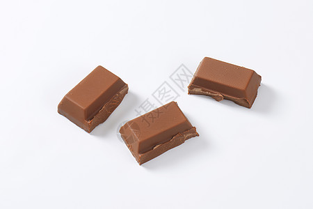 巧克力块巧克力食物背景图片