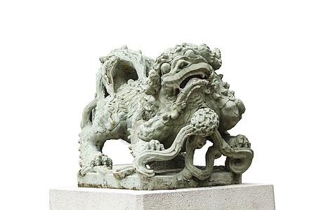 中国狮子雕塑 古老传统石雕刻圆珠寺庙老虎监护人风格文化岩石博物馆装饰古董动物图片