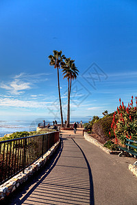 海斯勒公园人行道悬崖海岸蓝天海洋小路假期海滩公园海岸线图片