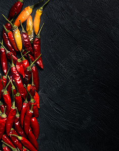 佩佩罗奇诺辣椒种类调味品红辣椒厨房植物潮湿素菜胡椒粉照片释放图片