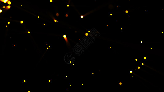 金色粒子背景魔法金子乳白色辉光星云橙子火花动画片环形场地图片