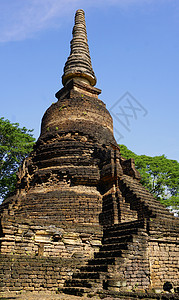 古代塔果达寺庙建筑图片