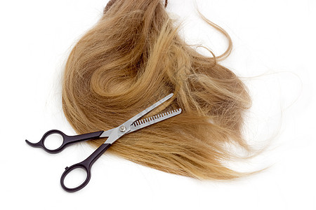 在女性一举成群的情况下剪剪刀 15美发护理吸引力发型魅力外貌梳子刀片头发卷发图片
