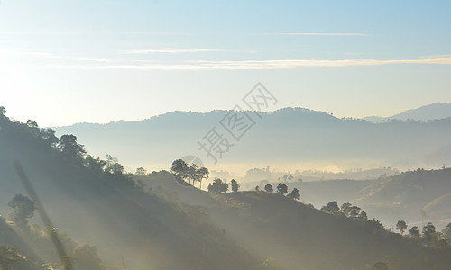 山云和山云森林爬坡晴天国家绿色蓝色旅行岩石山脉风景图片