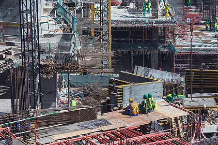 现代建筑物凝聚现场工程安装基础设施工程师劳动财产移民工人劳动者进步项目图片