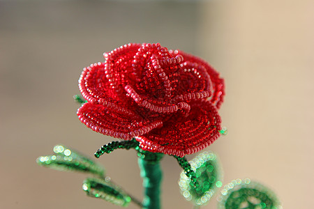 珠珠独家手工制作的作品市场纪念品手镯工匠工艺金属配饰串珠玫瑰精神图片