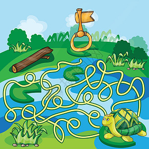 乌龟和金钥匙 - Childre 的迷宫游戏图片