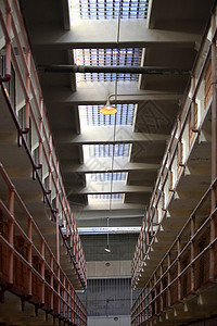 Alcatraz 监狱住宅区金属法律专注游客酒吧克制细胞刑事惩罚房间图片