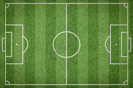足球场的俯视图操场沥青生长足球游戏运动标准草地草原体育场图片