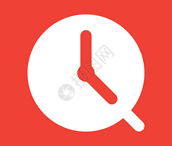时钟图标插图手表时间日程数数网络工作训练夹子按钮图片