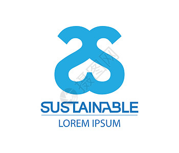 可持续标志设计推广生态字体身份字母品牌营销商业活力环境背景图片