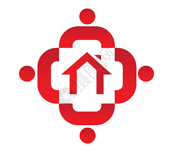 家庭图标设计与 Hom孩子住宅房子安全夫妻母亲保险生活网络公寓图片