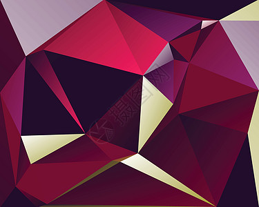 多边形抽象背景技术紫色艺术品插图三角形正方形潮人小册子几何学商业图片