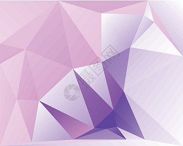 多边形抽象背景马赛克网络海报商业潮人几何学艺术品创造力紫色传单图片
