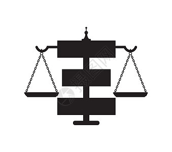 法律图标概念设计背景图片