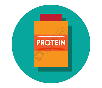 带瓶的蛋白质标志药品治疗饮食化学品活力诊所橙子健康建筑营养图片