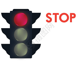 交通灯概念设计街道顺序红绿灯驾驶网络城市危险元素控制命令图片