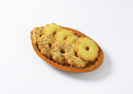 加内斯特列利饼干饼干花形美食香草味小吃食物巧克力图片