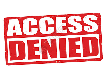 访问拒绝签名或盖章入口邮政橡皮互联网红色打印插图网络烙印海豹图片
