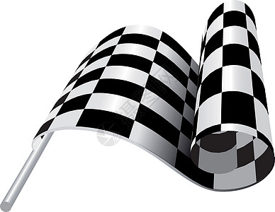 方格赛旗运动精加工卡车交通汽车网络跑道速度冠军黑色图片