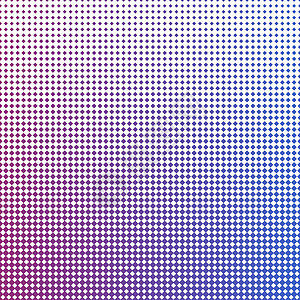 具有半色调效果的抽象背景矢量图解网络打印装饰菱形墙纸剪贴网格蓝色空白紫色图片
