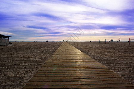 美国加利福尼亚州圣莫妮卡海滩图片