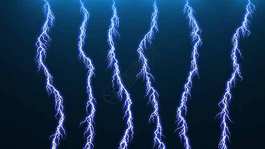 不同的闪电门 3D暴雨灯光活力耀斑电气天气震惊气候风暴释放图片