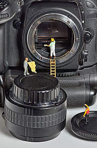照相机传感器清洁塑料光学宏观快门软垫玻璃灰尘照片单反相机图片