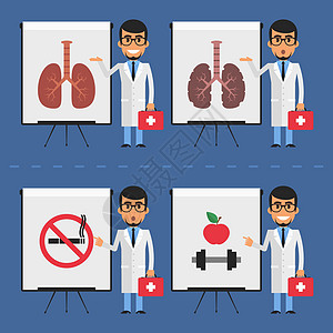 医生在翻页炭上指出图片