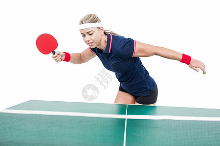 女性运动员打乒乓球训练竞赛运动服竞技能力身体体力成就游戏活动图片