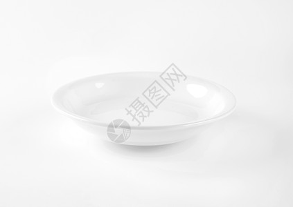 白色汤盘陶瓷陶器餐具盘子制品圆形餐盘图片