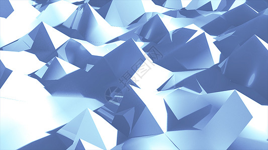 浮雕三角形和多边形样式中的低多边形几何抽象背景创造力墙纸艺术钻石商业横幅卡片海报蓝色插图图片