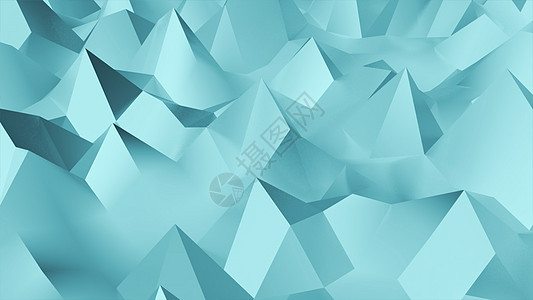 浮雕三角形和多边形样式中的低多边形几何抽象背景创造力卡片橙子横幅网络马赛克墙纸照片插图蓝色图片